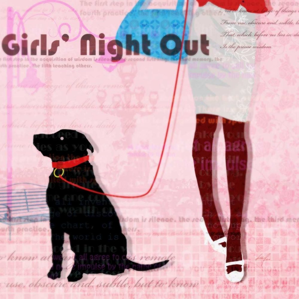 Girls Night art print by Ken Roko for $57.95 CAD