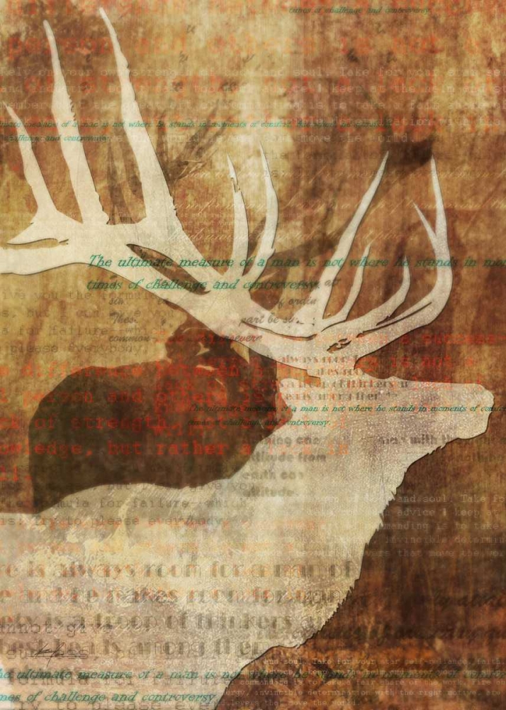 Stag Story 1 art print by Ken Roko for $57.95 CAD