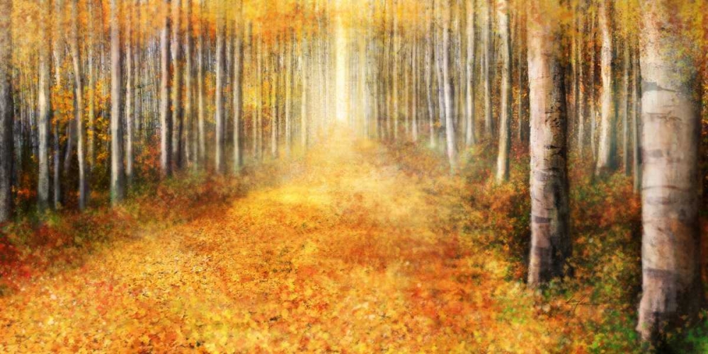 Yellow Path 1 art print by Ken Roko for $57.95 CAD