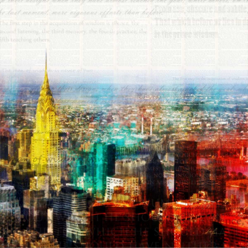 Colorful City 2 art print by Ken Roko for $57.95 CAD