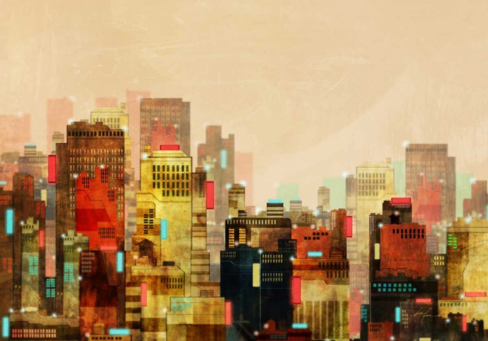 City Beyond 1 art print by Ken Roko for $57.95 CAD