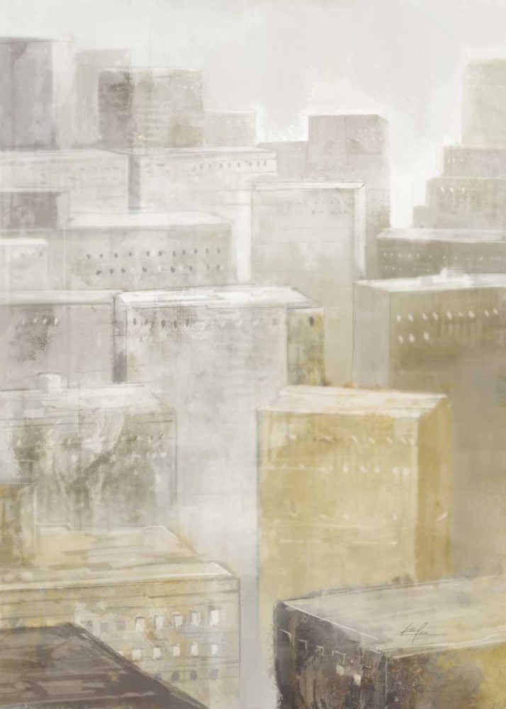 City Fog 2 art print by Ken Roko for $57.95 CAD