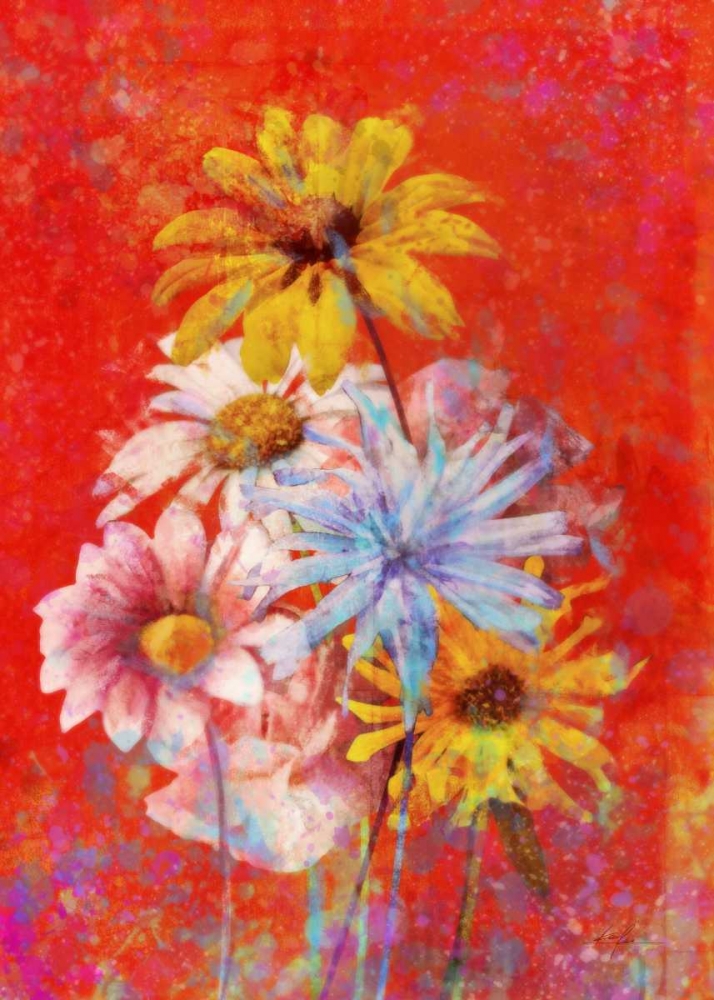 Vibrant Posies 1 art print by Ken Roko for $57.95 CAD