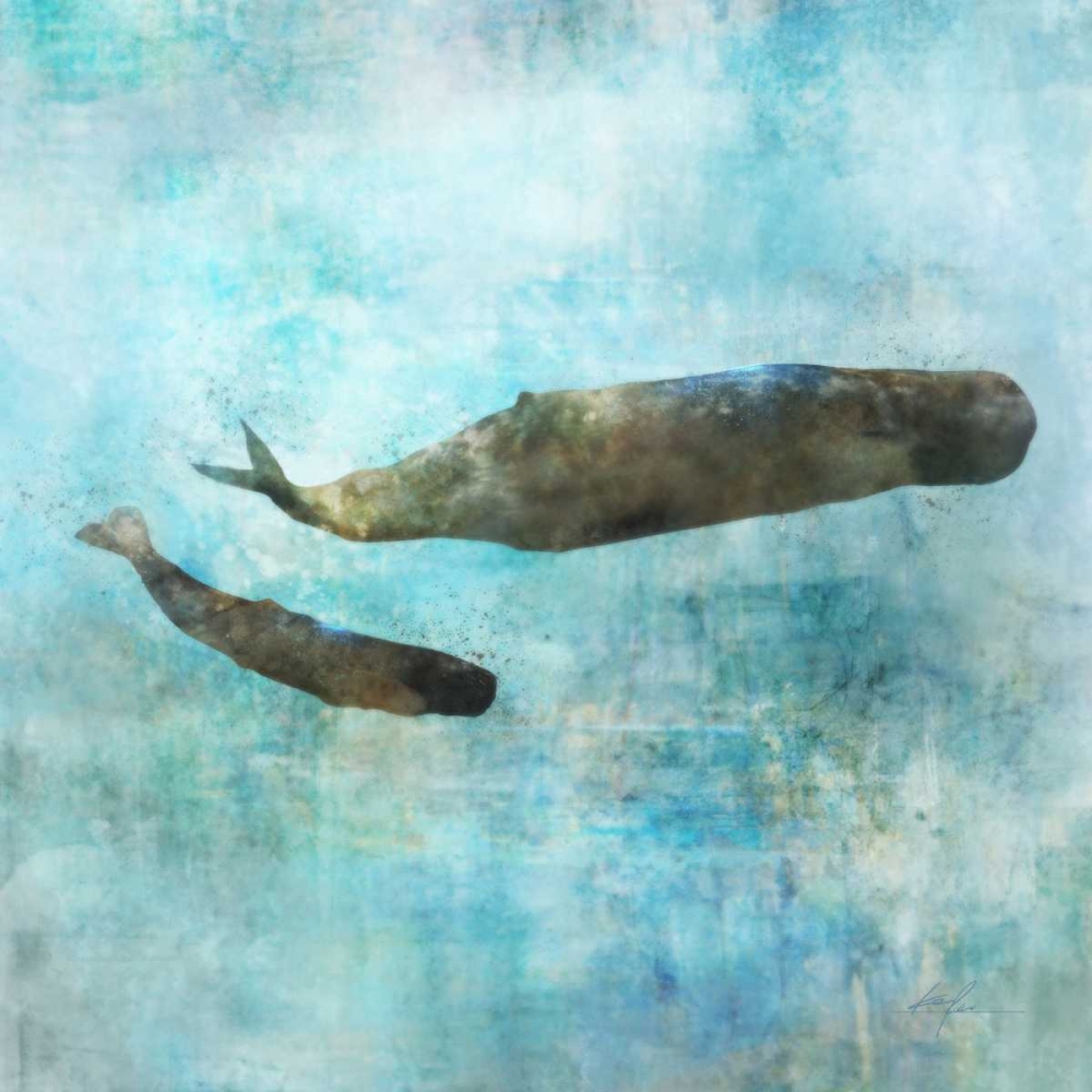 Ocean Whale 2 art print by Ken Roko for $57.95 CAD