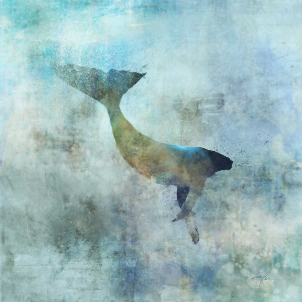 Ocean Whale 3 art print by Ken Roko for $57.95 CAD