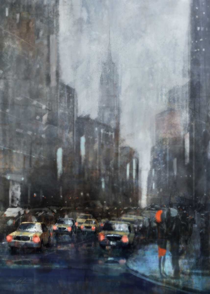 NYC Winter 1 art print by Ken Roko for $57.95 CAD