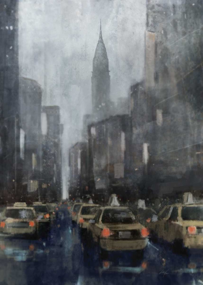 NYC Winter 2 art print by Ken Roko for $57.95 CAD