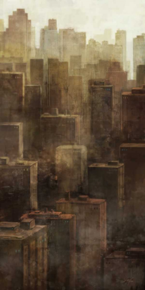 Metropolis City 1 art print by Ken Roko for $57.95 CAD