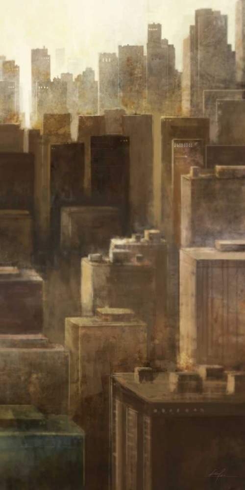 Metropolis City 2 art print by Ken Roko for $57.95 CAD