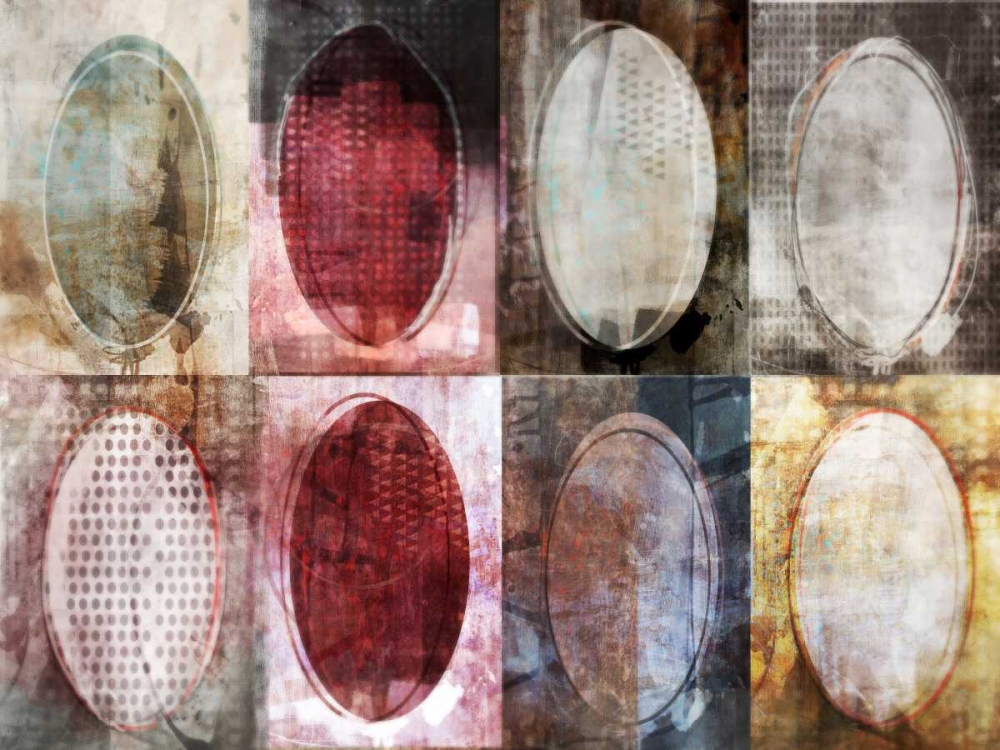 Oval Gridlock art print by Ken Roko for $57.95 CAD