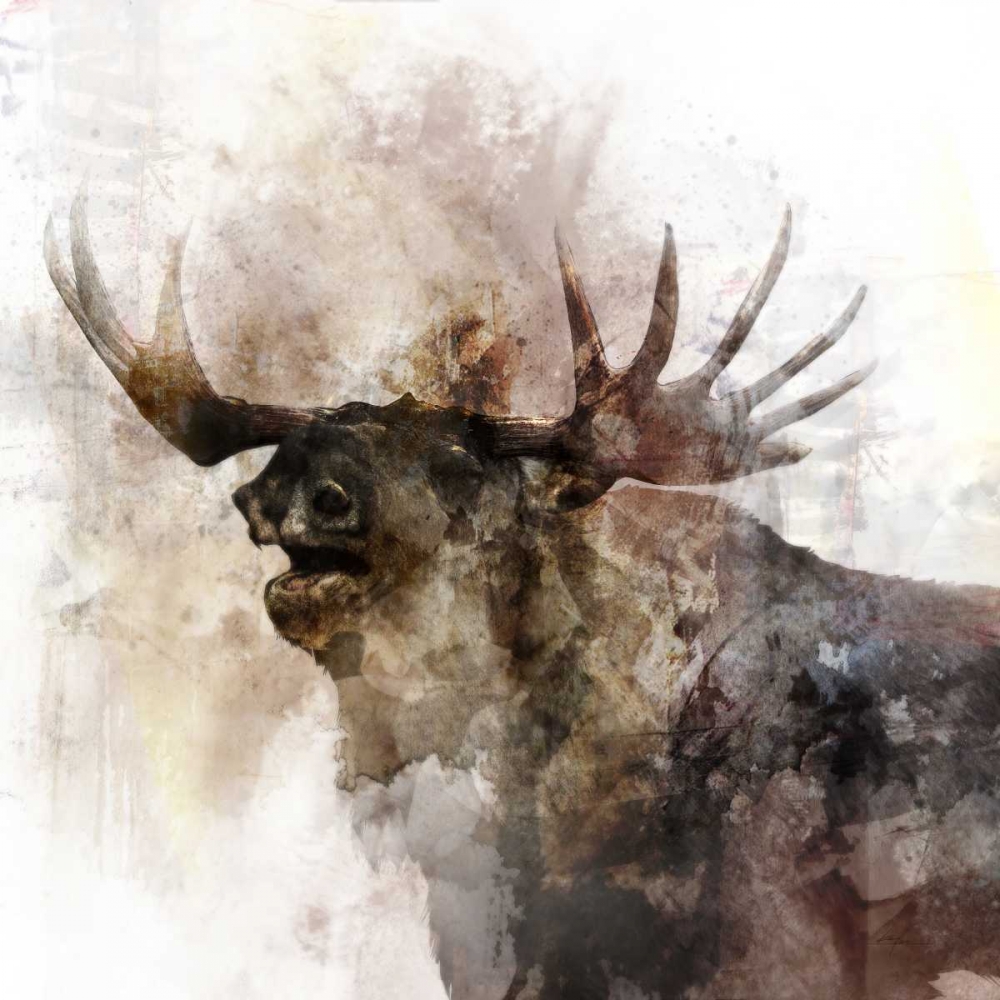 Moose Call art print by Ken Roko for $57.95 CAD