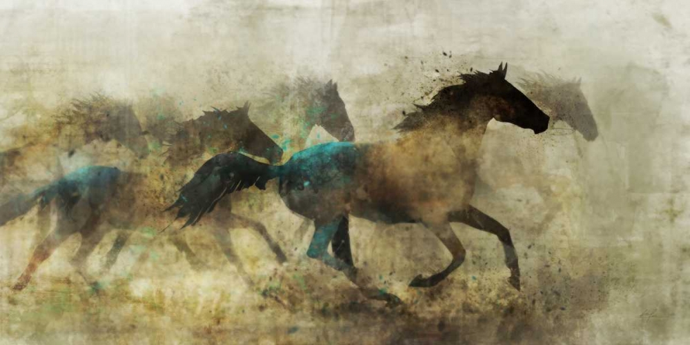 Horses, Wild And Free art print by Ken Roko for $57.95 CAD