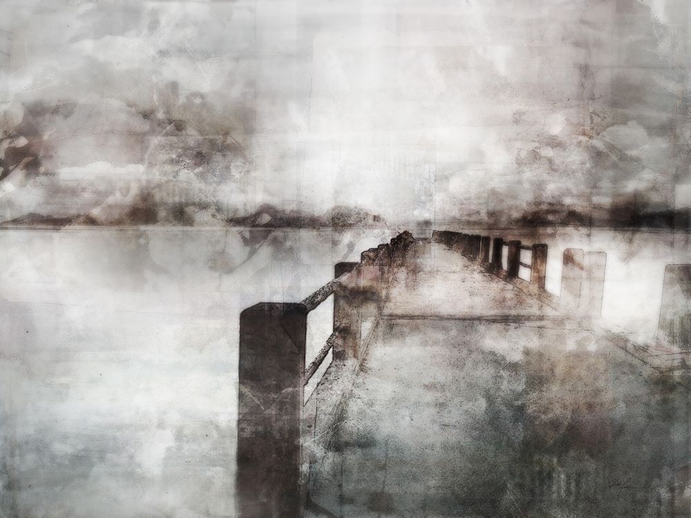 Misty Pier art print by Ken Roko for $57.95 CAD