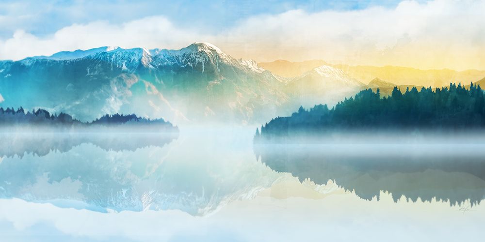 Mountain Lake art print by Ken Roko for $57.95 CAD