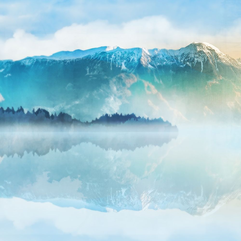 Mountain Lake 1 art print by Ken Roko for $57.95 CAD