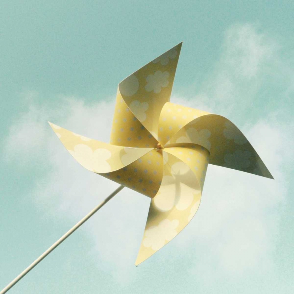Lemon Twirl Blue Sky art print by Vicki Dvorak for $57.95 CAD