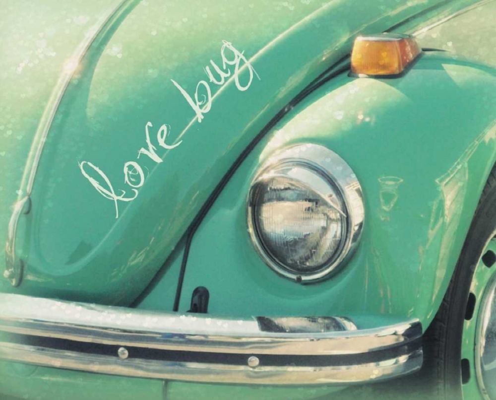 Love Bug Green art print by Vicki Dvorak for $57.95 CAD