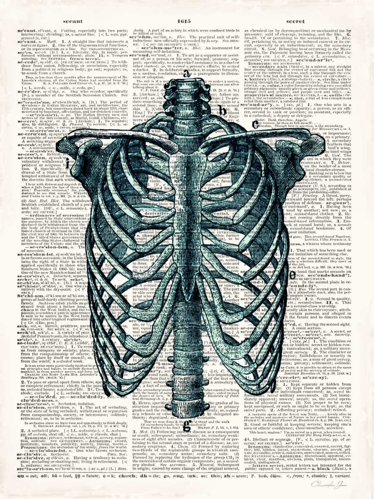 Vintage Anatomy Study art print by Christopher James for $57.95 CAD