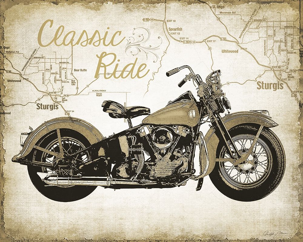 Vintage Ride art print by James Christopher for $57.95 CAD