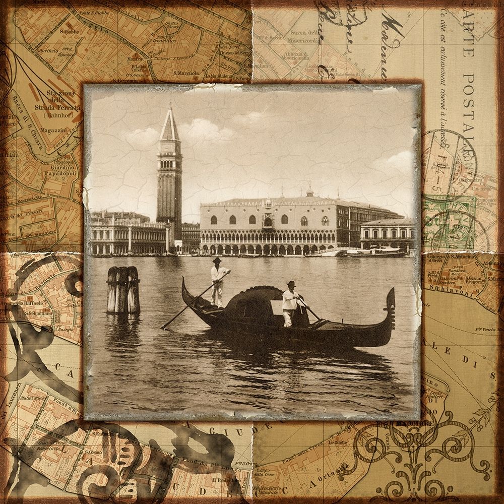 Venice Canal art print by Studio Voltaire for $57.95 CAD