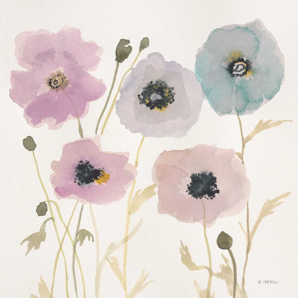 Pastel Garden I art print by Megan Swartz for $57.95 CAD