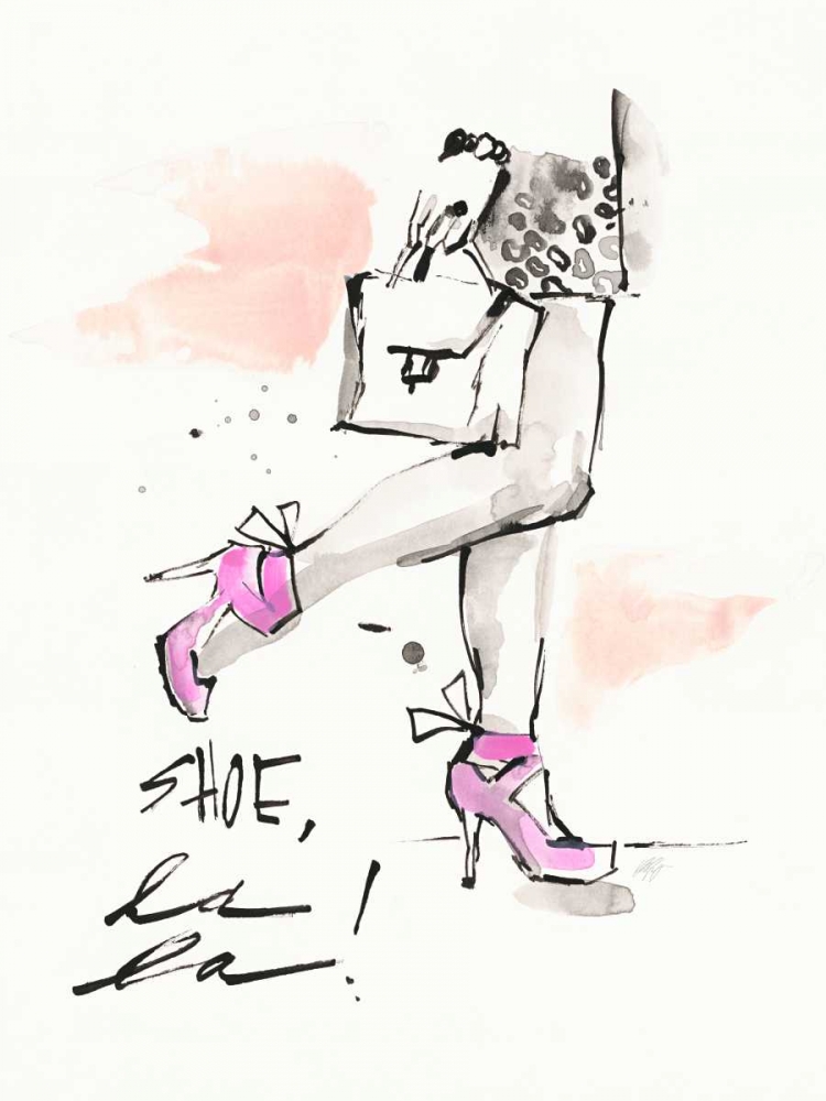 Shoes la la art print by Megan Swartz for $57.95 CAD