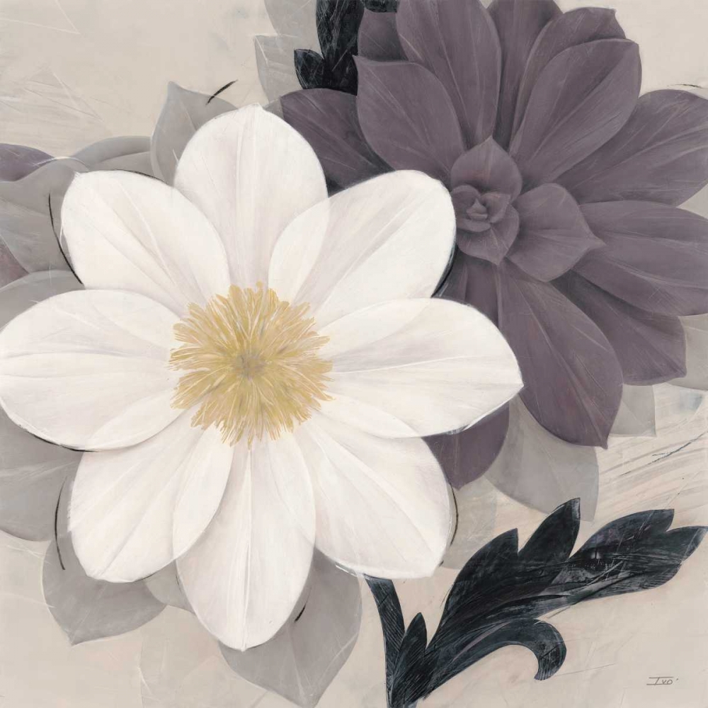 Blossom and Succulent White art print by Ivo Stoyanov for $57.95 CAD