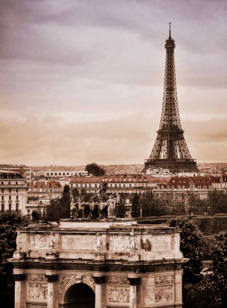 Paris Vista art print by Michael Greenwood for $57.95 CAD