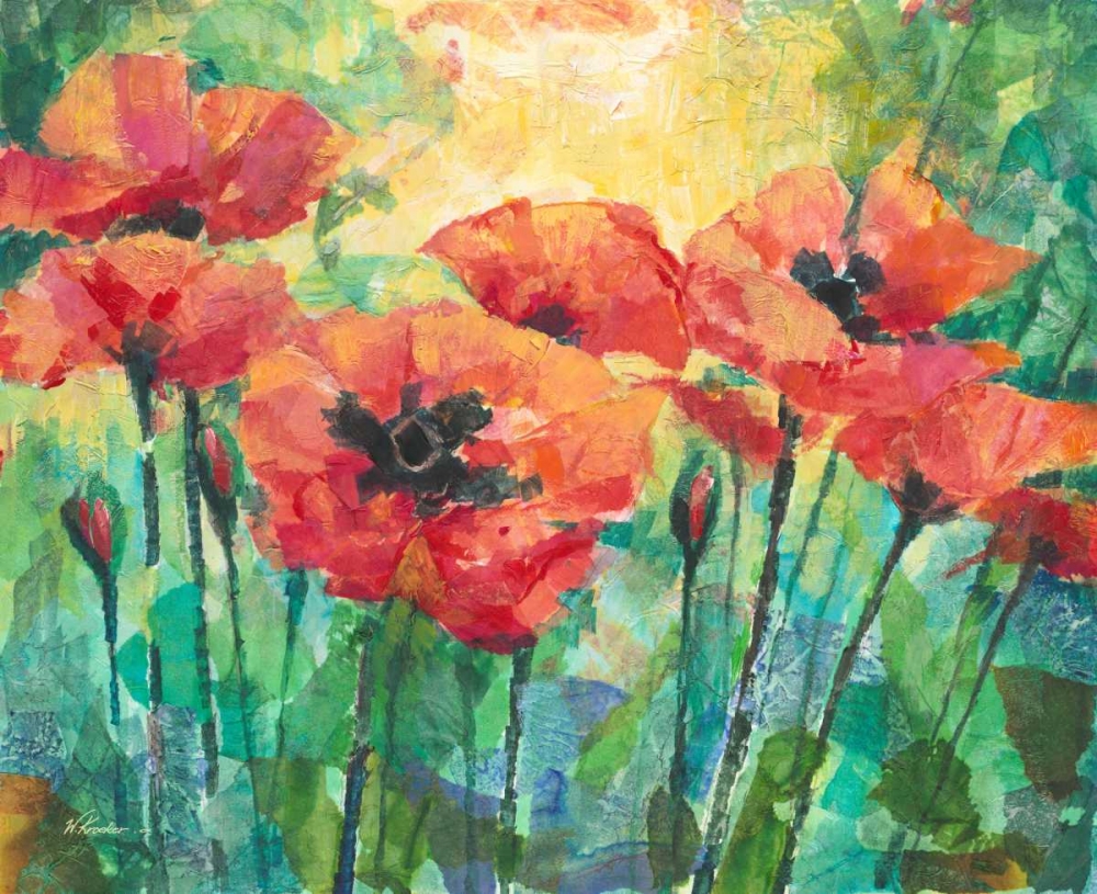 Oriental Poppies art print by Wendy Kroeker for $57.95 CAD