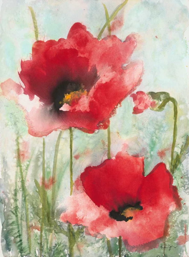 Field Poppies 1 art print by Karin Johannesson for $57.95 CAD