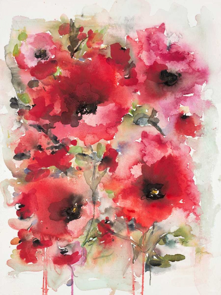 Transcendent Poppies art print by Karin Johannesson for $57.95 CAD