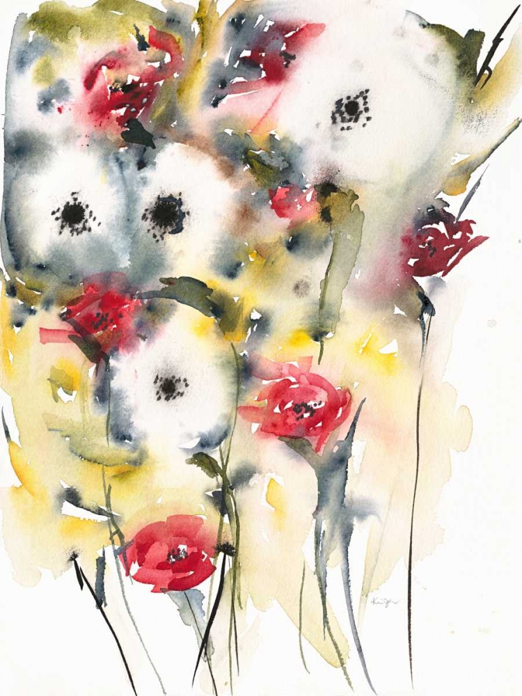 Flowering Posies art print by Karin Johannesson for $57.95 CAD