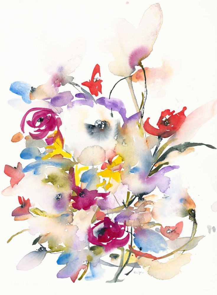 Cheerful Garden art print by Karin Johannesson for $57.95 CAD