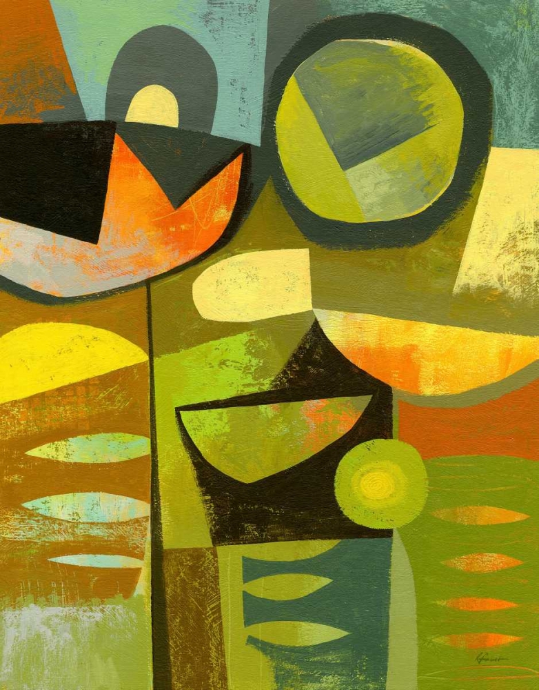 Cubist Garden 1 art print by Richard Faust for $57.95 CAD
