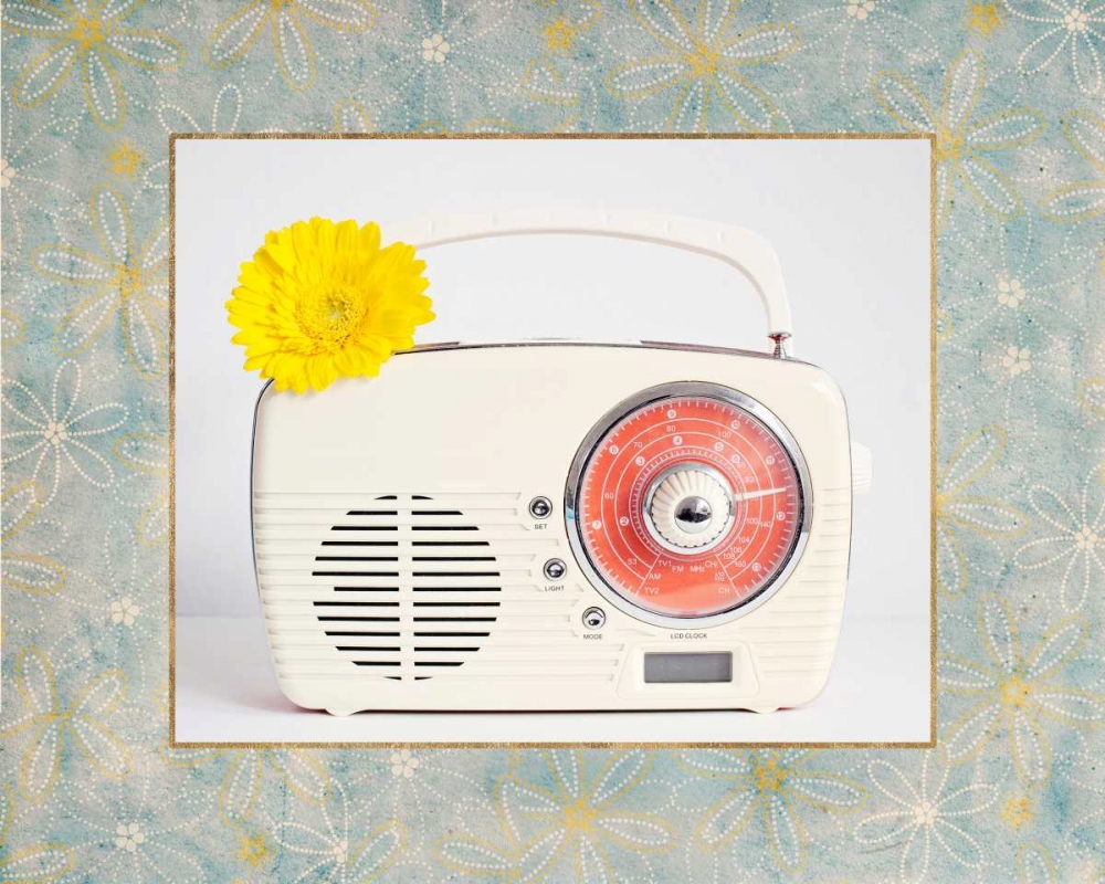 Back In Time White Radio_border art print by Susannah Tucker Photography for $57.95 CAD