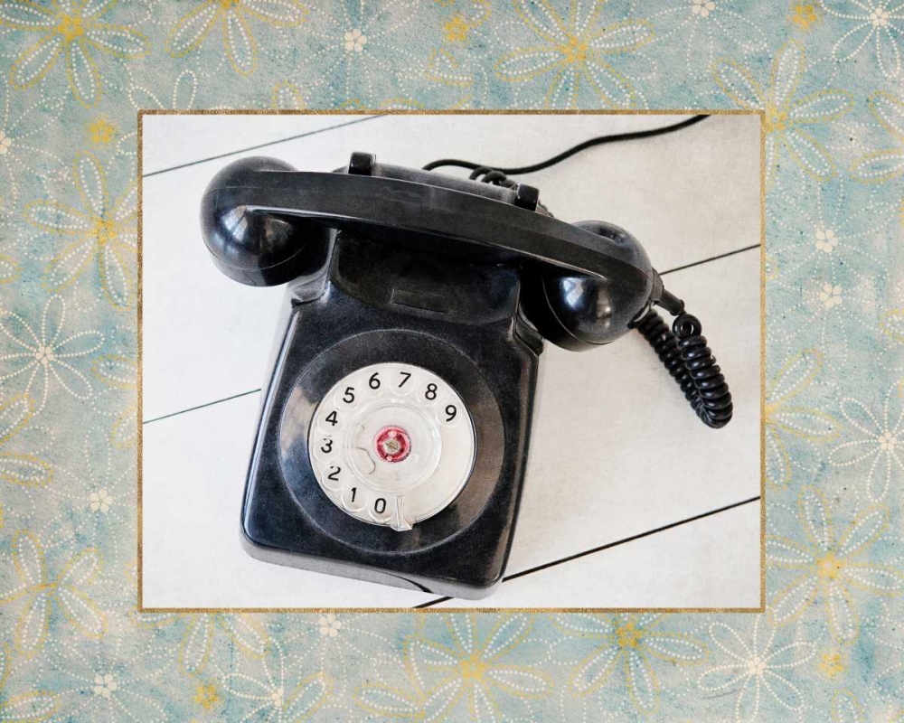 Back In Time Black Telephone_border art print by Susannah Tucker Photography for $57.95 CAD