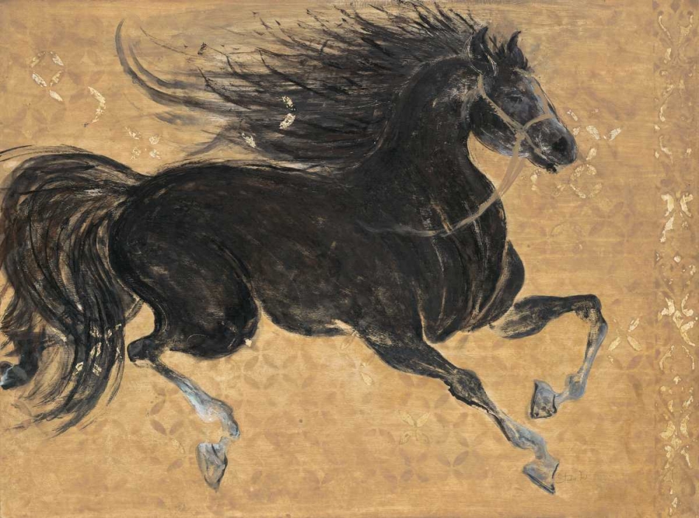 Gilded Stalion 1 art print by Studio M for $57.95 CAD