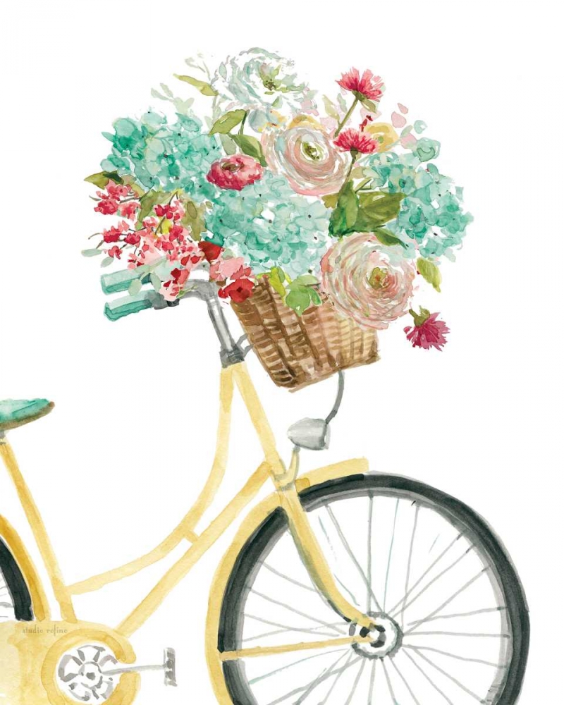 Posies and Pedals art print by Studio Rofino for $57.95 CAD