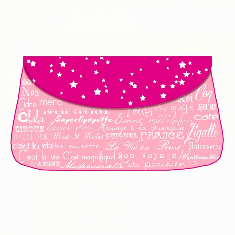 Pink Paris Purse art print by Marion De Lauzun for $57.95 CAD