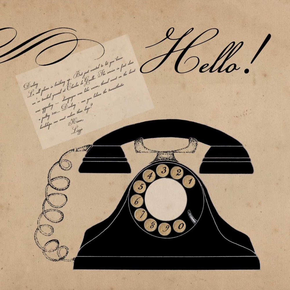 Hello Darling 1 art print by Elizabeth Allen for $57.95 CAD