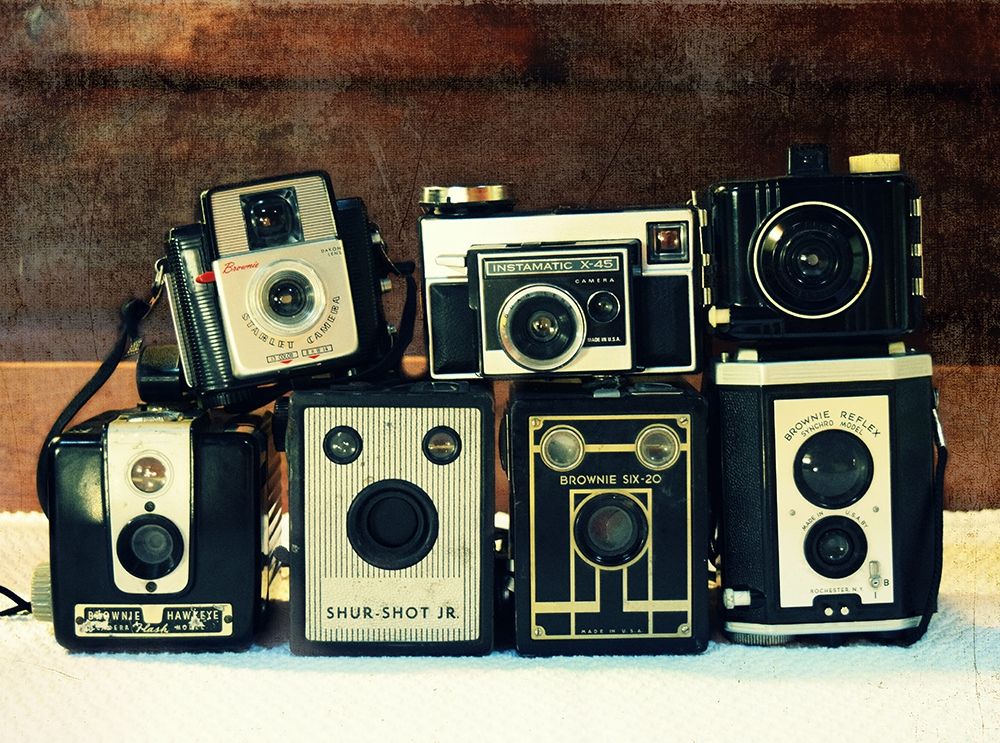 Vintage Camera Collection art print by Robin Dickinson for $57.95 CAD
