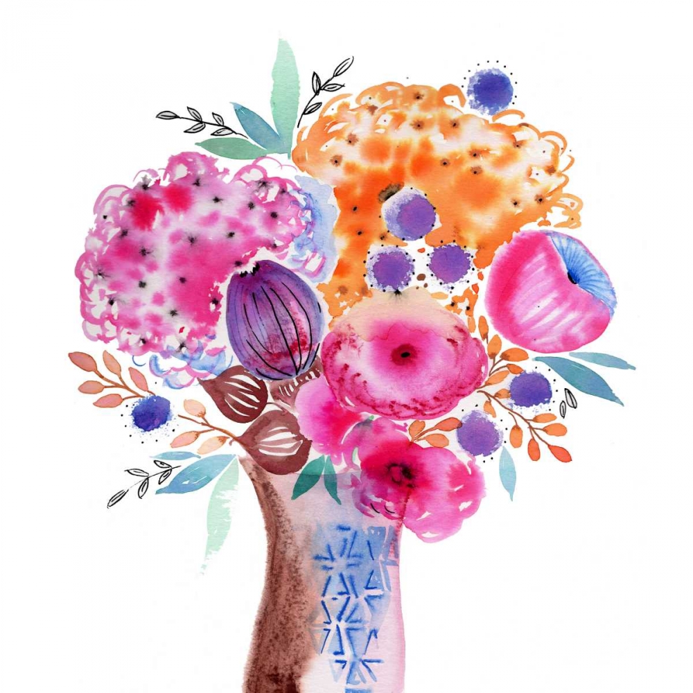 Fun Bouquet art print by Esther Bley Designs for $57.95 CAD