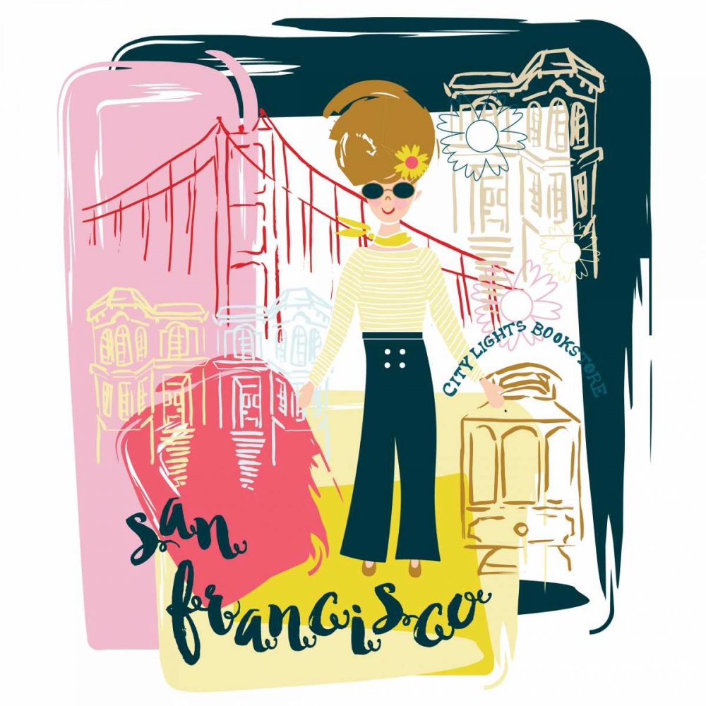 San Francisco Fun art print by Esther Bley Designs for $57.95 CAD