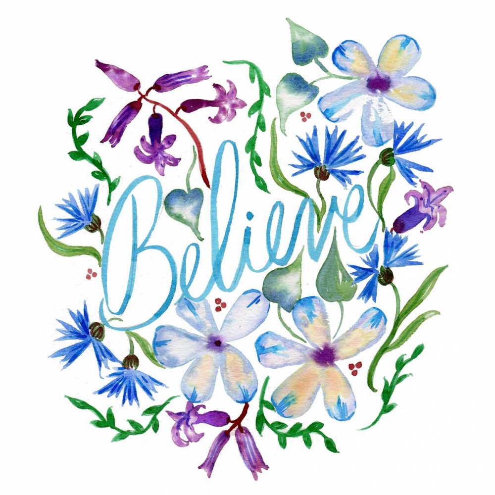 Believe, Enchanted Garden art print by Esther Bley Designs for $57.95 CAD