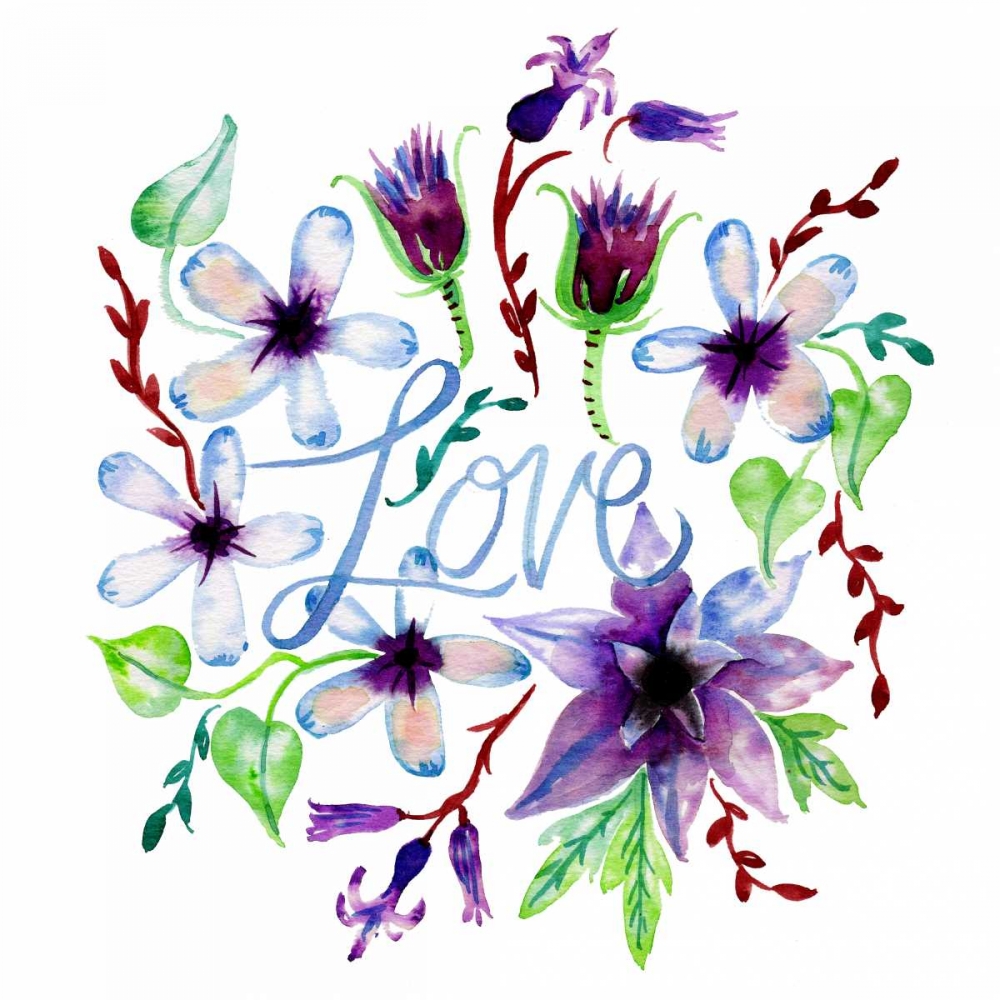 Love, Enchanted Garden art print by Esther Bley Designs for $57.95 CAD