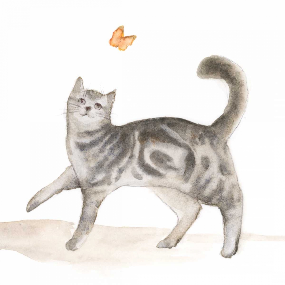 Curious Felines 1 art print by Lindsay Barckholtz for $57.95 CAD