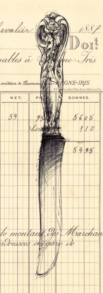 Knife Document art print by Z Studio for $57.95 CAD