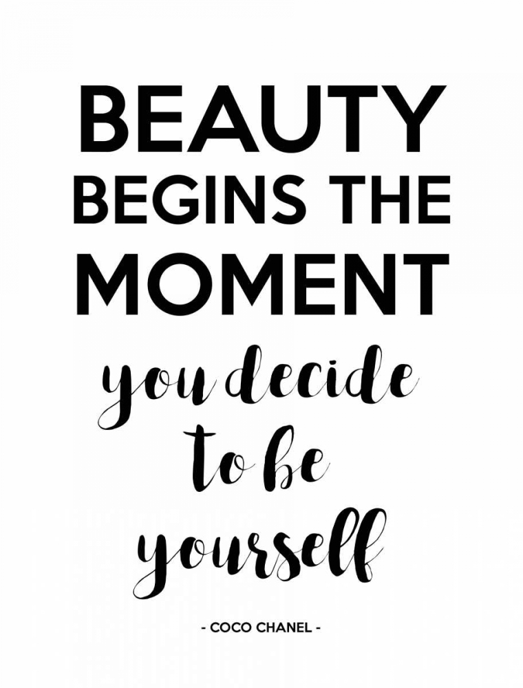 Beauty Begins art print by Z Studio for $57.95 CAD