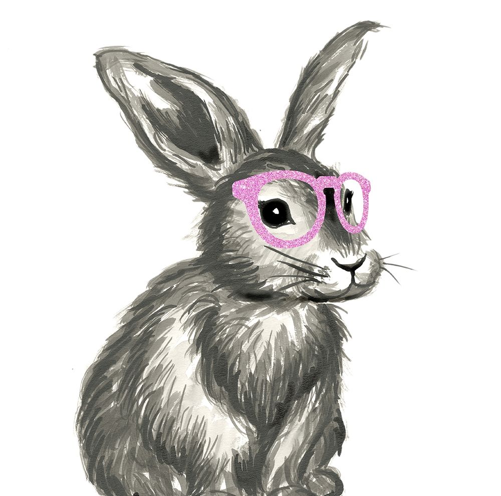 Funny Bunny art print by Bella Dos Santos for $57.95 CAD
