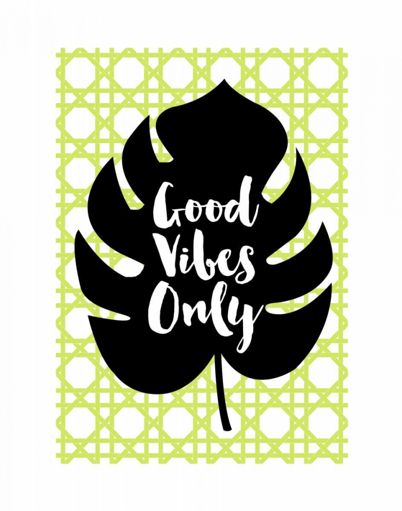 Good Vibes Only Green art print by Bella Dos Santos for $57.95 CAD